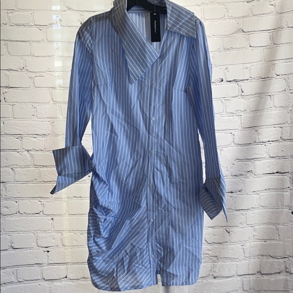 Dresses & Skirts - NWT spring/ summer  pinstripe dress fashion